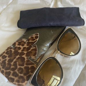 Chrome Hearts Vagenius II Black & Gold Sunglasses